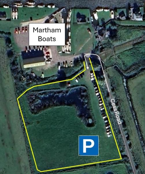 Parking at Martham Boats